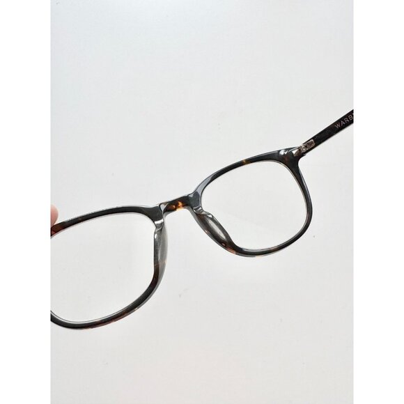 WARBY PARKER Durand Tortoise Shell Plastic Full Frame Eyeglasses - Picture 7 of 13